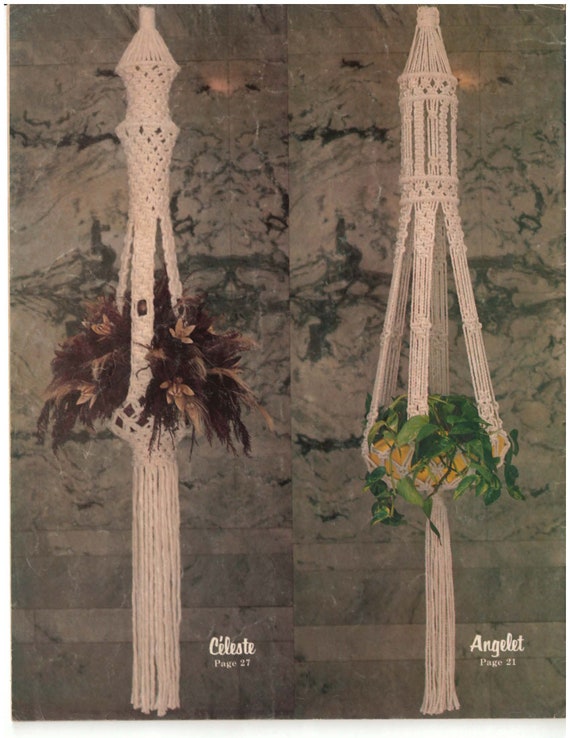 Livre De Motifs Macramé Vintage 1977 - Suspensions Murales Et Grands Projets, Neuf