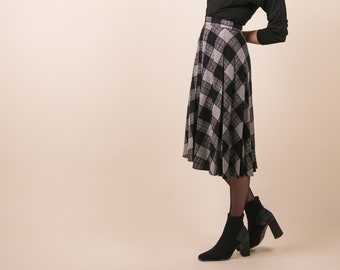 plaid skater skirt qvc