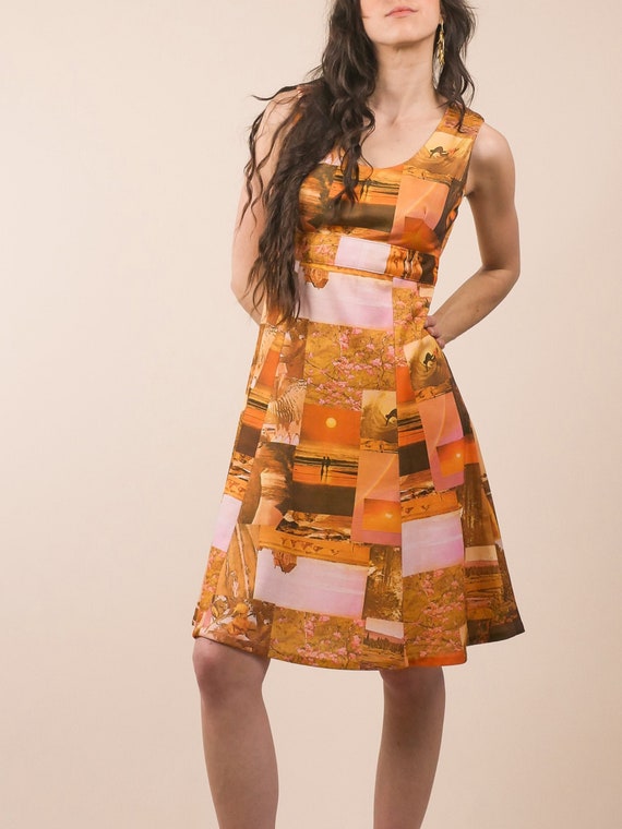 1970s shift dress