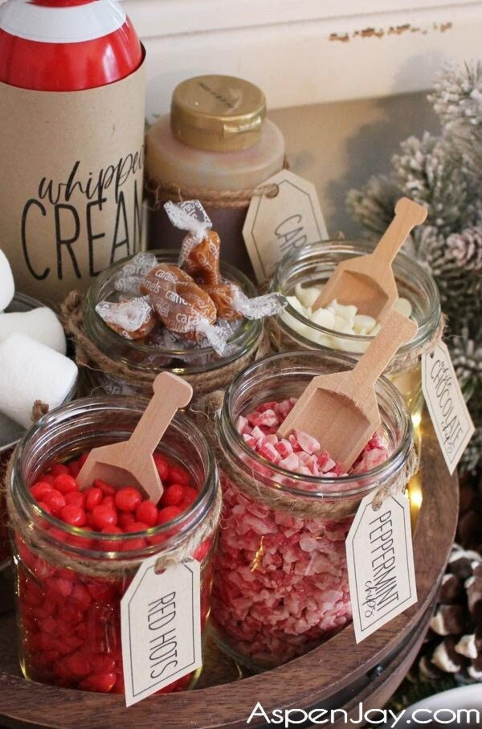 Hot Chocolate Topping Labels - DIGITAL PRINTABLE - Kraft Hot Cocoa Bar ...