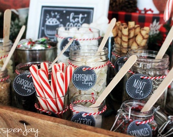 Custom Signs Personalized Christmas Winter Hot Cocoa Bar - Temu