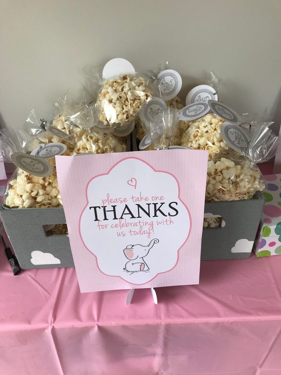 Pink Elephant Baby Shower Package Printable Download Baby Shower