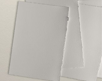 A5 Sheet 150gsm in Taupe, Handmade Cotton Paper for Printing, Invitations, Art