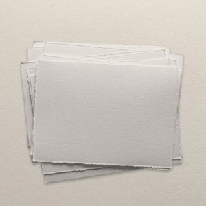 5x7 Invitation Card 300gsm in Taupe, Premium Cotton Rag Stationery Paper, Letterpress Paper