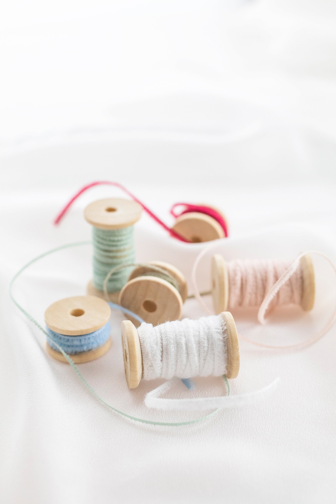 Invitation Twine White, Frayed 2mm String for Wedding Invitations, Tags