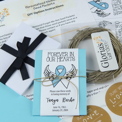 Doityourself Personalized Memorial Seed Etsy