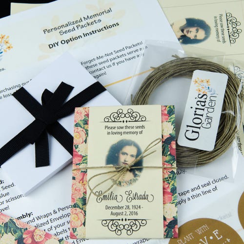 Doityourself Personalized Memorial Seed Etsy