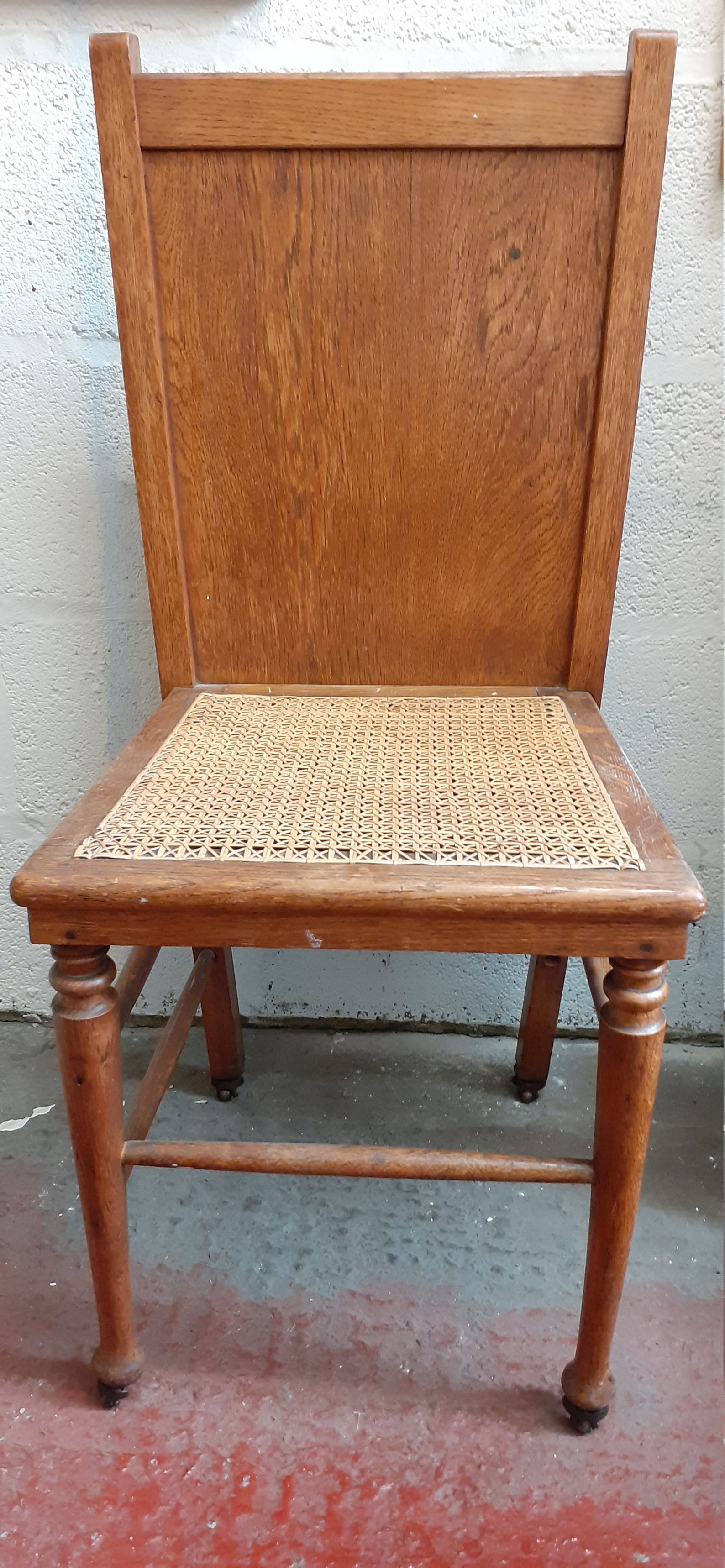 Antique Bedroom Chair Trouser Press With Caned Seat Etsy