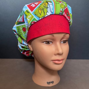 Grinchmas Bouffant Surgery Hat