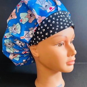 Dogs in Scrubs Bouffant Surgery Hat