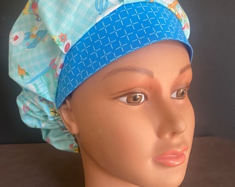 Easter Bunny Bouffant Surgery Hat