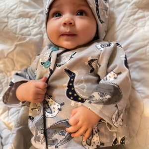 Sleeping Dragons Flannel and Hat