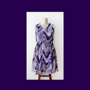 Vintage 70/'s bohemian hippy floral picnic dress AUS 12 US 8 EU 40