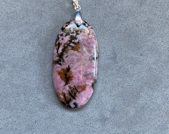 Colgante de rodonita