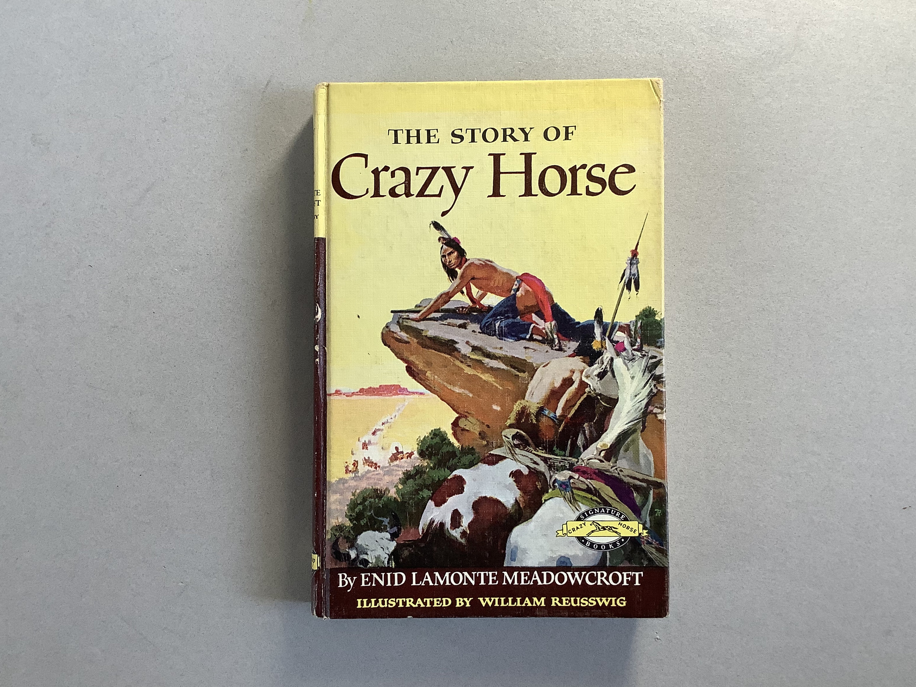 1954 The Story of Crazy Horse by Enid LaMonte Meadowcroft. Etsy