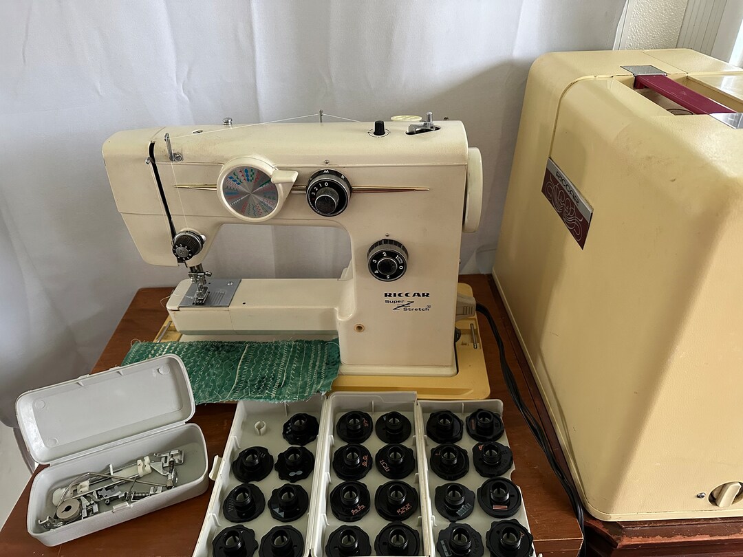 Vintage Riccar 888 Sewing Machine Working With Foot Etsy