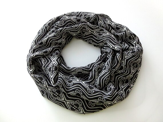 black summer scarf