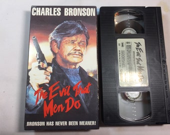 The EVIL That Men Do- Charles Bronson Theresa Saldana VHS 1984 R Goodtimes Video