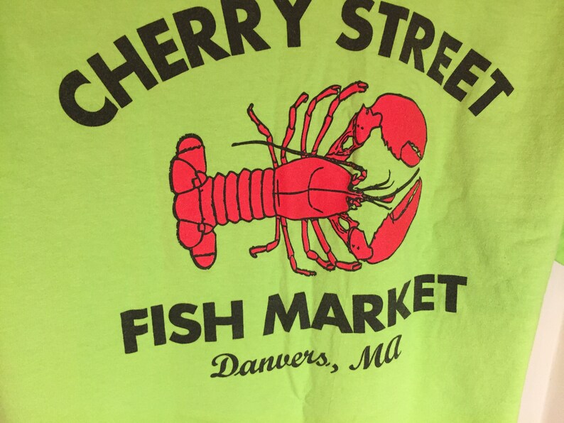 CHERRY STREET FISH Market Danvers, Ma TShirt Adult L u Etsy.de