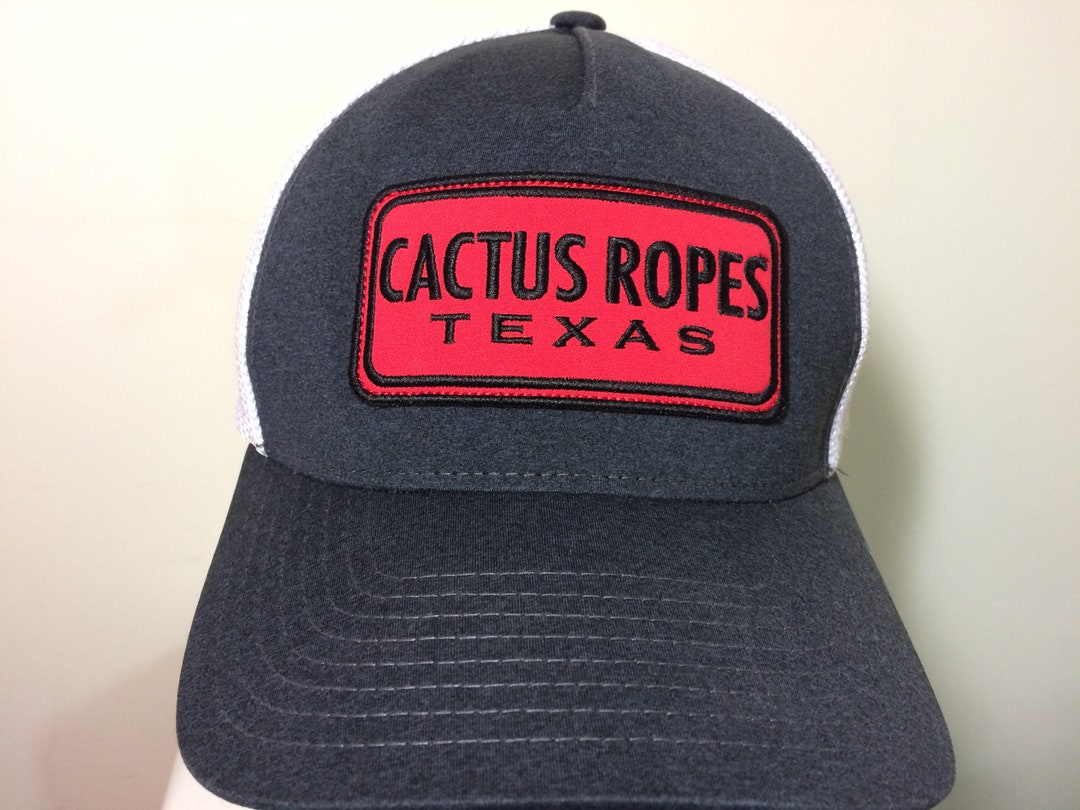 Ball Cap Adult CACTUS ROPES TEXAS Roap Making Rodeo Trucker Hat Etsy