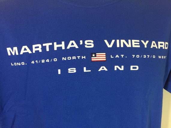 MARTHA'S VINEYARD ISLAND Massachusetts -Adult T S… - image 2