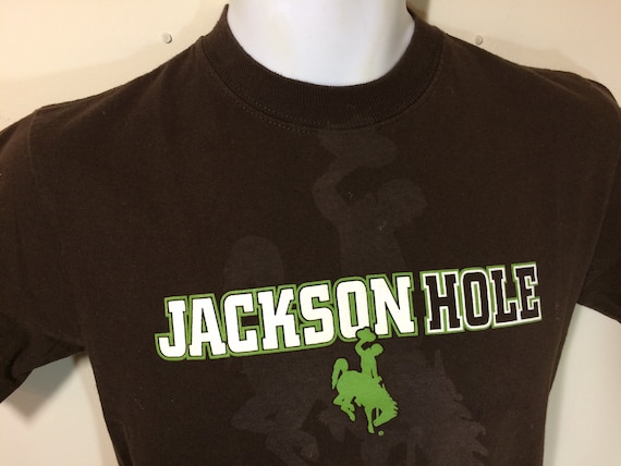 JACKSON HOLE, WY- Rodeo Bronco -Adult T-Shirt   s… - image 3