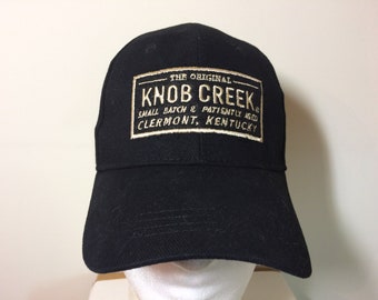 Ball Cap Adult- KNOB CREEK Bourbon Whiskey Clermont, Kentucky Distillery