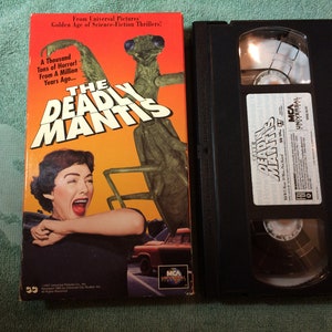 The DEADLY MANTIS Craig Stevens VHS  1957 B&W 1HR 19MINS N/R Universal Pictures