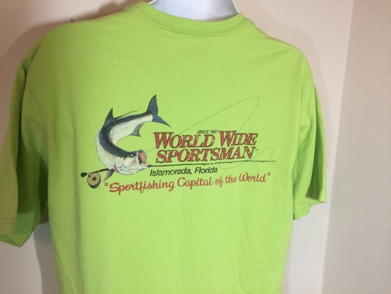 WORLD WIDE SPORTSMAN Islamarada, Pocket Tee Florida Sportfishing