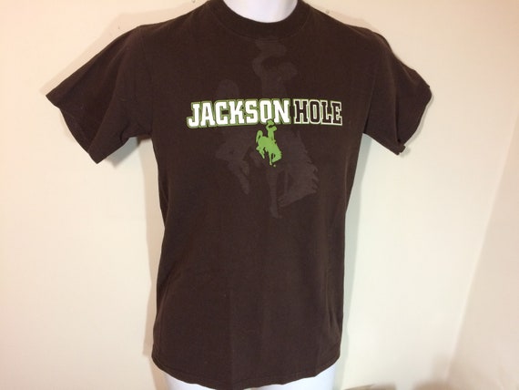 JACKSON HOLE, WY- Rodeo Bronco -Adult T-Shirt   s… - image 1