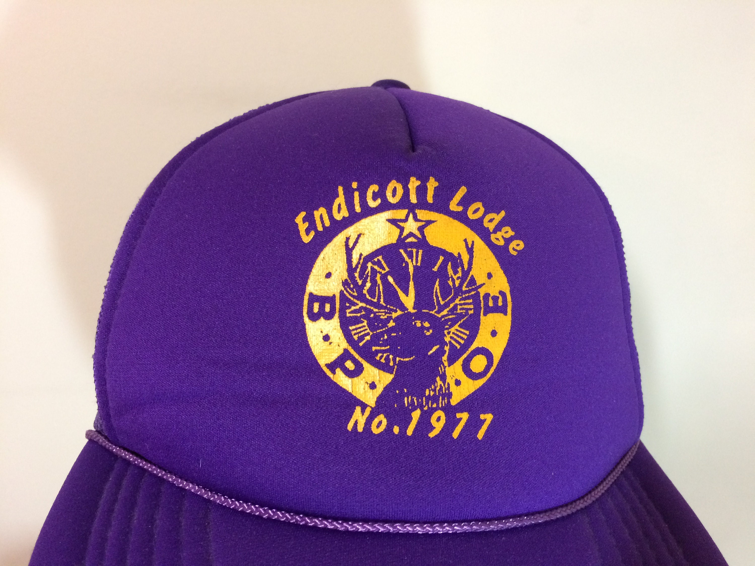 Ball Cap Adultendicott ELKS LODGE 1977 Etsy
