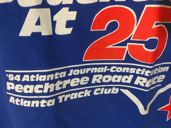 PEACHTREE ROAD RACE 25 Race Crew '94 Atlanta -T-S… - image 3