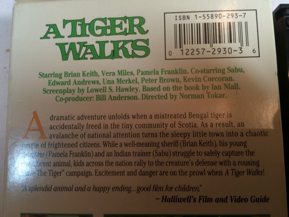 A Tiger Walks  Disney Movies