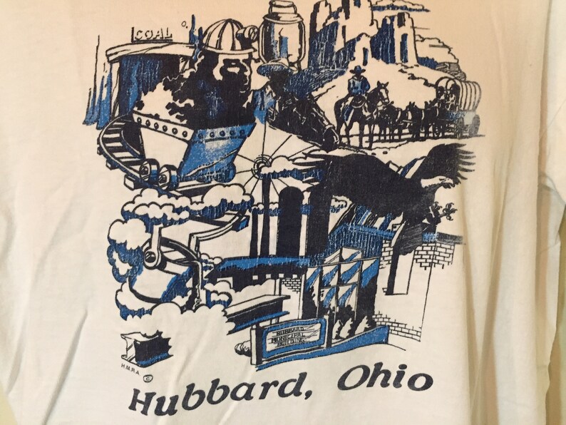 HUBBARD OHIO TRUMBULL County Coal T-Shirt Adult xL z image 1