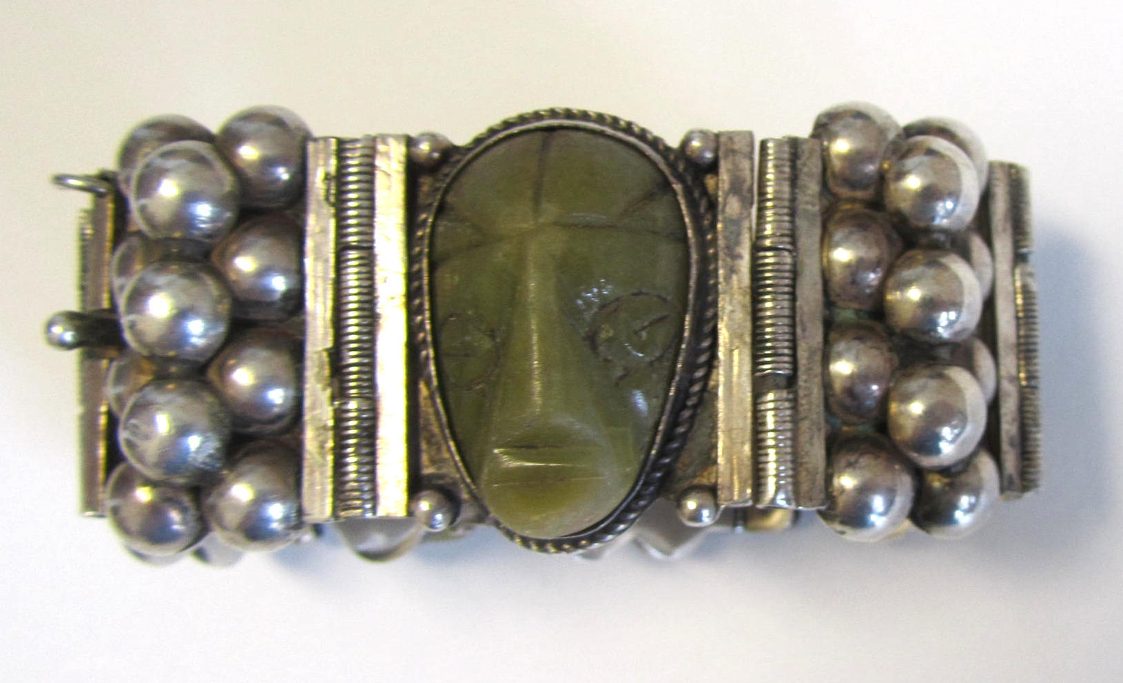 Vintage Taxco Mexico TL-118 Sterling Silver Multi Gemstones