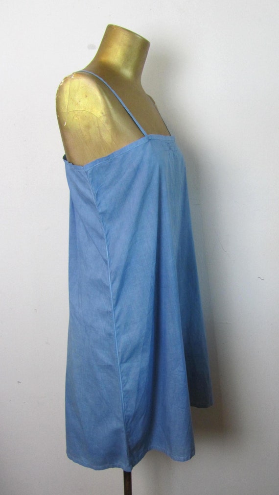 Antique European Camisole Slip Dress Naturally Dy… - image 3