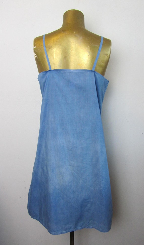 Antique European Camisole Slip Dress Naturally Dy… - image 4