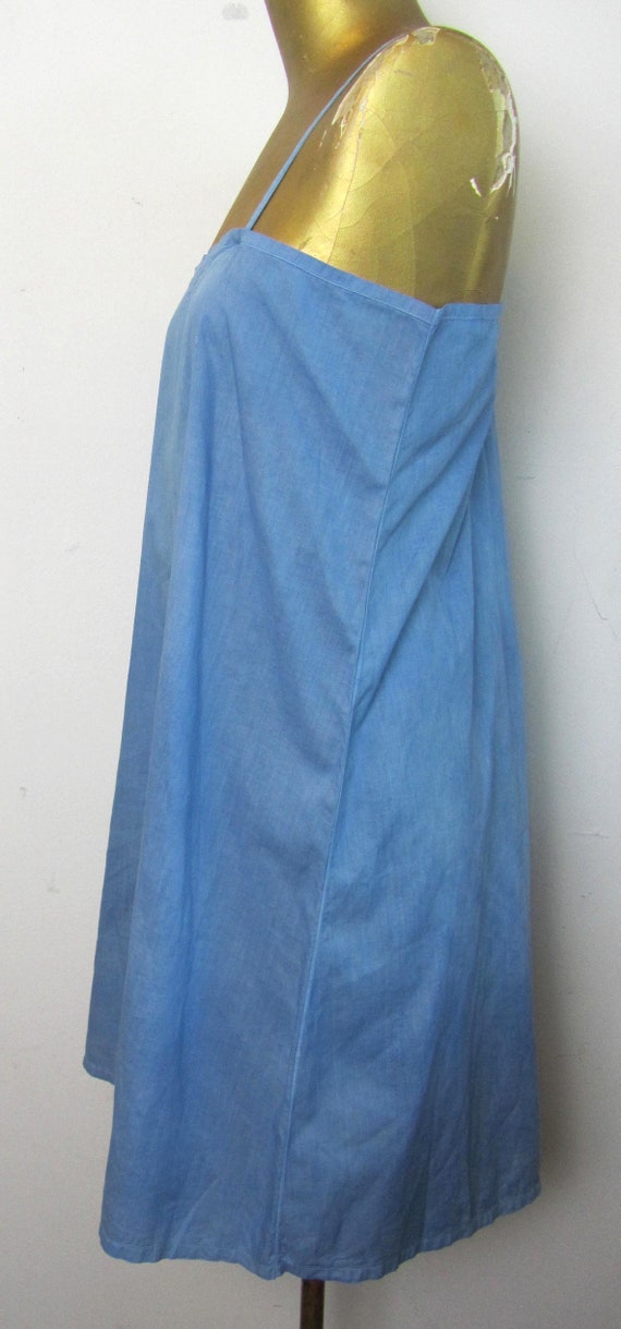 Antique European Camisole Slip Dress Naturally Dy… - image 5