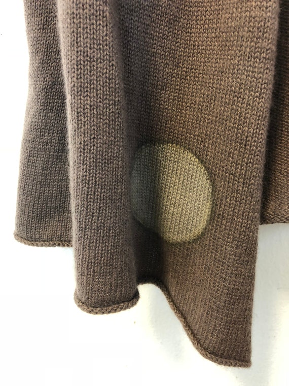 Cashmere Bolero Style Wool Sweater Circle Design … - image 8