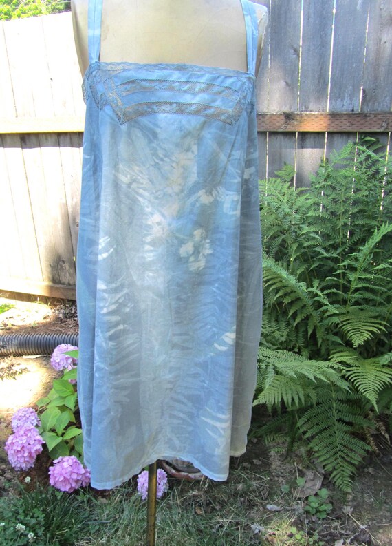 Antique European Camisole Slip Dress Upcycled Ecop