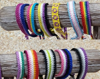 Pride Flag Friendship Bracelets