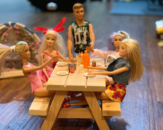 Barbie Picnic Table - Etsy