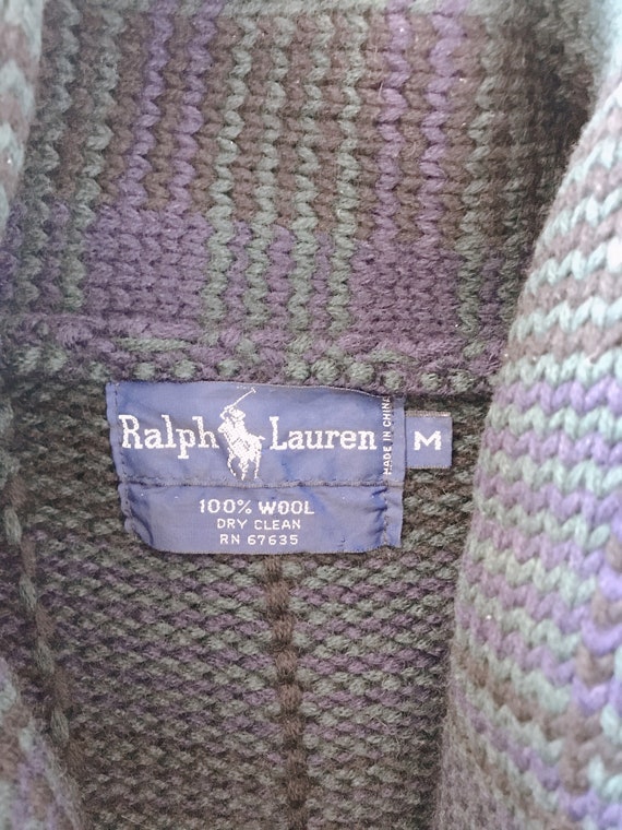 Ralph Lauren Wool Cardigan Vintage - Etsy