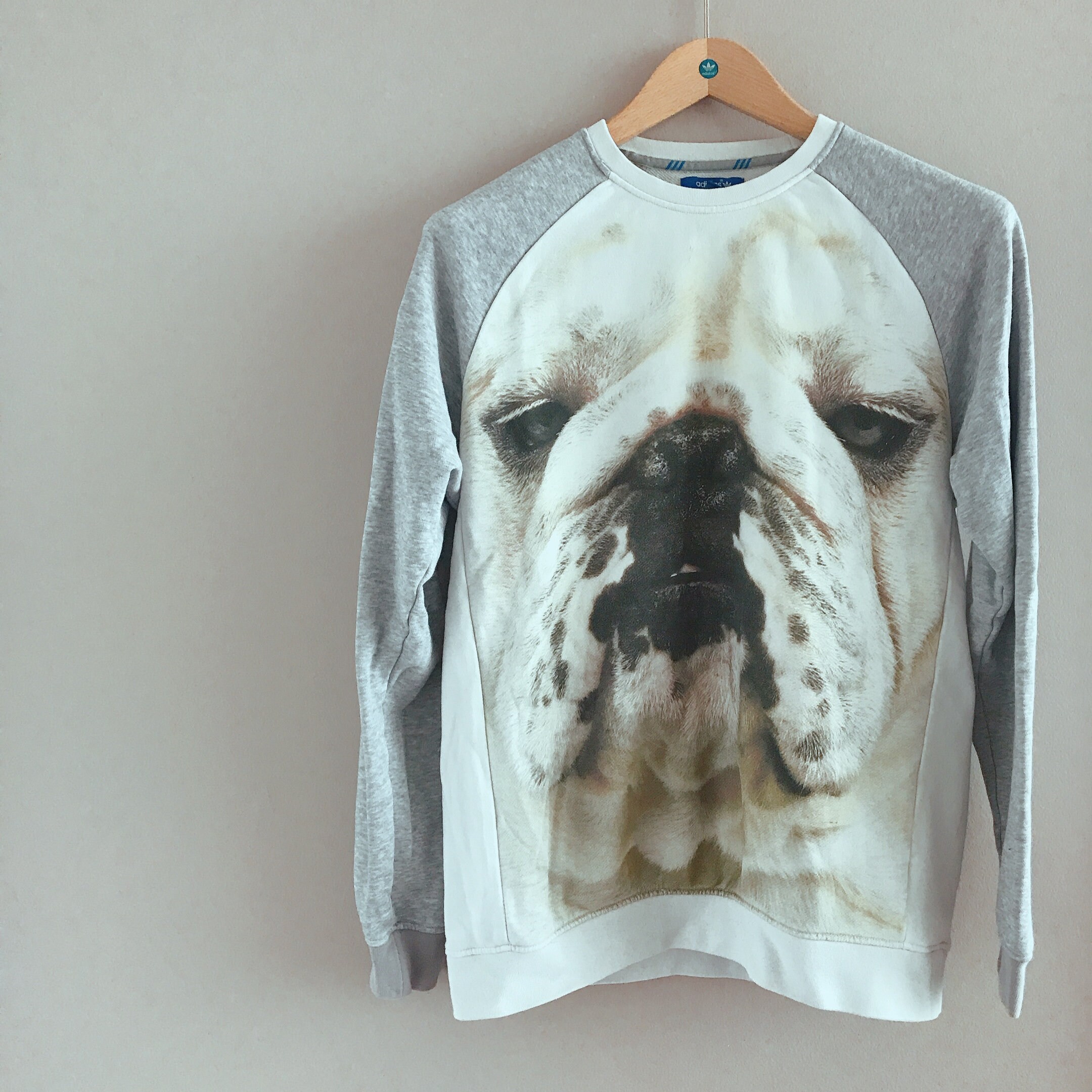 bulldog crewneck suéter suéter copa camiseta - Etsy España