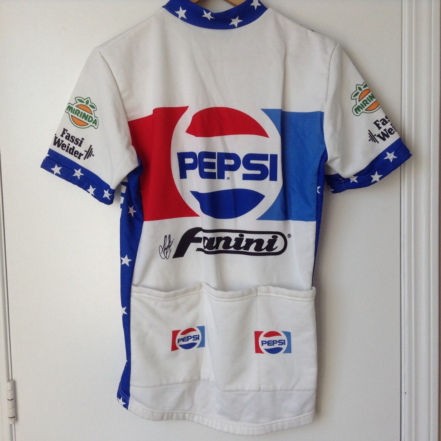 Vintage tee 80's Cycling shirts PEPSI classic logo | Etsy
