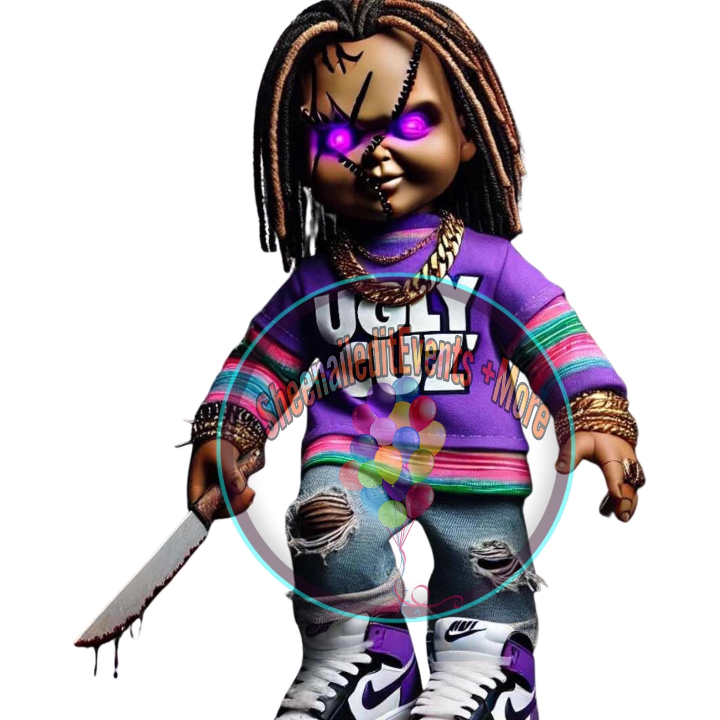 Chucky-inspired Doll With Street Style | Urban Horror Doll Art for