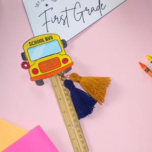 Printable First Day of School Pennant Flags: Grades 1-6, Preschool (PDF Download)