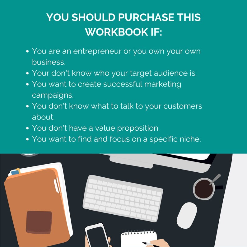 Buyer Persona Template Identify Your Target Market Etsy