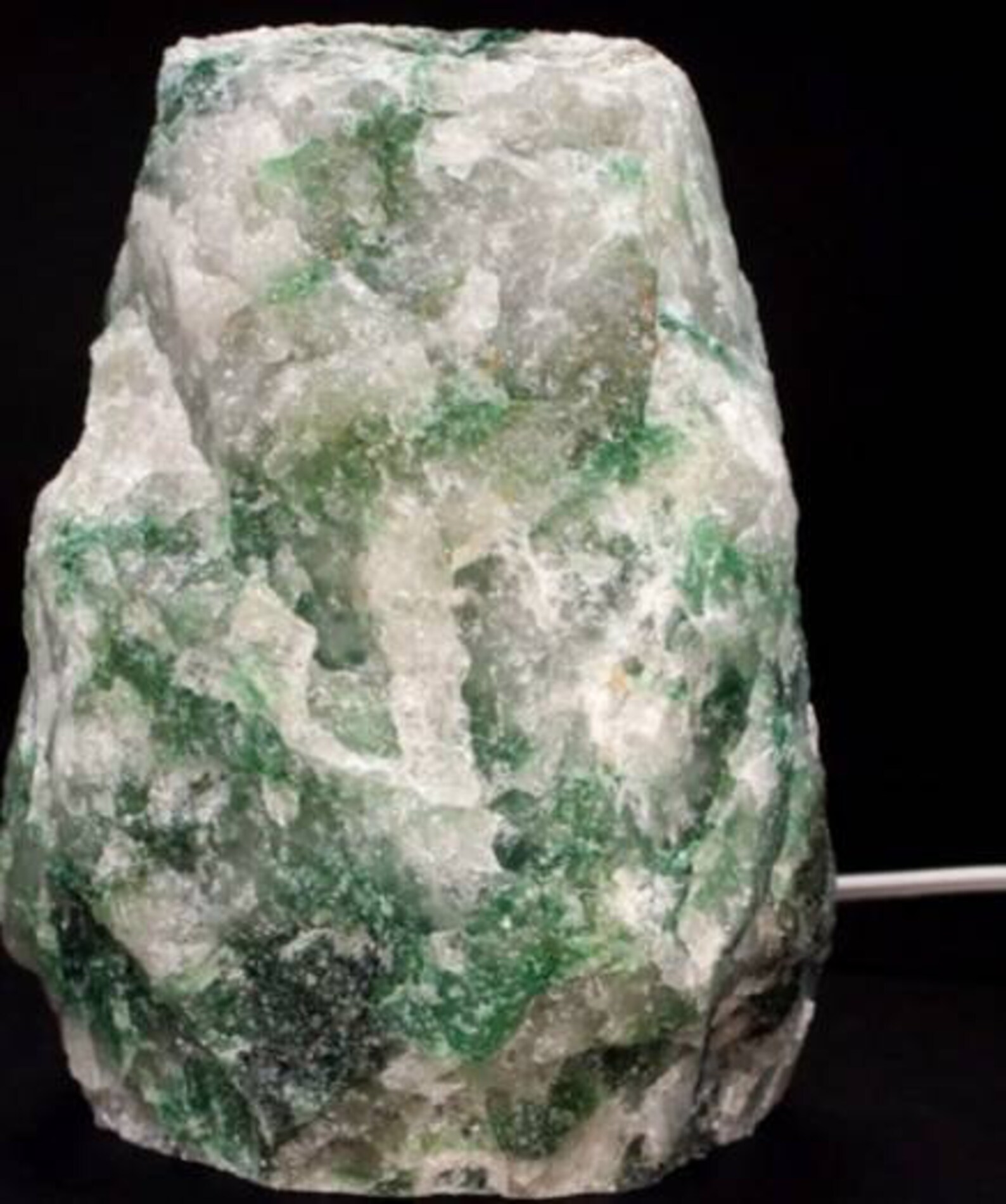 Green Quartz Lamp Etsy