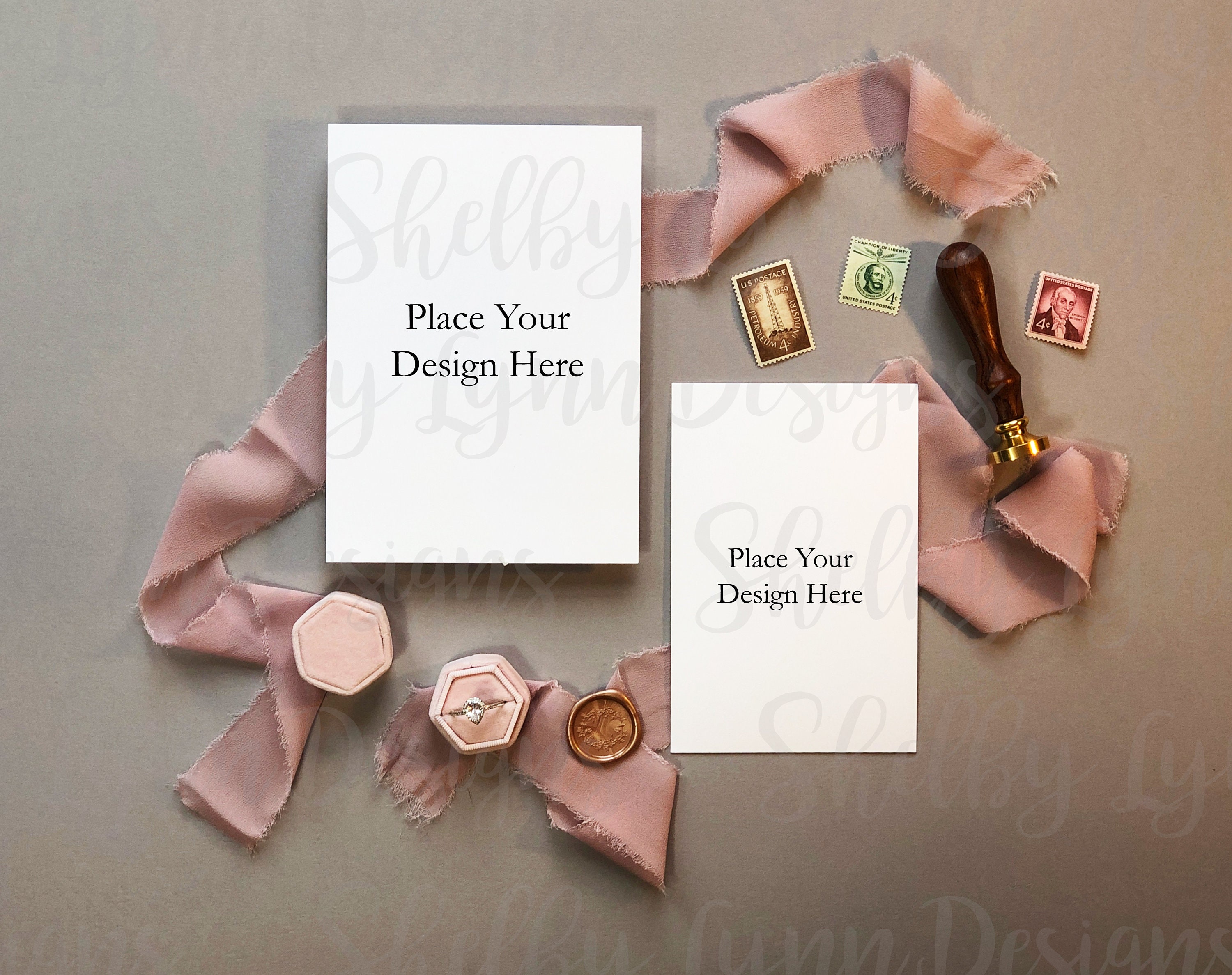 Download Styled Wedding Invitation Suite Mockup Flatlay JPG File | Etsy